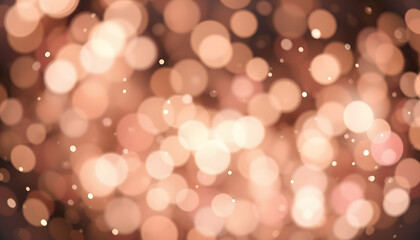 Wall Mural - abstract bokeh background, overlay particles isolated with white highlights, png