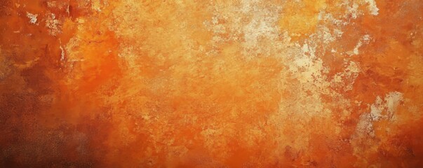 Wall Mural - Grunge wallpaper with abstract orange background texture