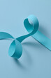 © Marc Tran/Stocksy - Abstract Blue Ribbon Curves on Light Blue Background