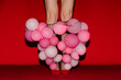 © Ulas&Merve/Stocksy - Creative Fashion with Colorful Balloons and Fishnet Design
