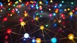 © Ulee - Illuminated connection network symbolizing digital communication and collaboration.
