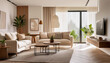 © Azfaribn - Minimalist Apartment Interior with Modern Furniture and Neutral Color Palette