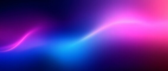 Poster - Abstract digital background vibrant gradient of neon purple pink blue smooth flow blurred texture effect