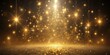 © PloyJai - Golden Sparkle Background  A Festive Display of Shimmering Lights and Glittering Dust