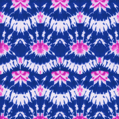 Beautiful Tie Dye print seamless pattern or Shibori print or batik pattern, indigo Shibori , indigo tie dye, pink Shibori pattern, fabric tie dye print fabric , textile print seamless