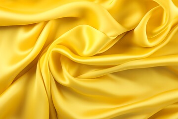 Yellow fabric background. Yellow cloth texture