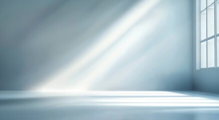 Aufkleber - Minimalist Abstract Light Rays Background for Clean Product Presentation