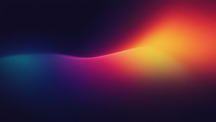Poster - Abstract Color Gradient Background Dark to Bright Vibrant Smooth Flowing Effect Design