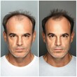 © Charoen - hair thinning in man before and after --v 6.1 Job ID: 3554b37c-50f8-4c42-8643-7bc83f56658b