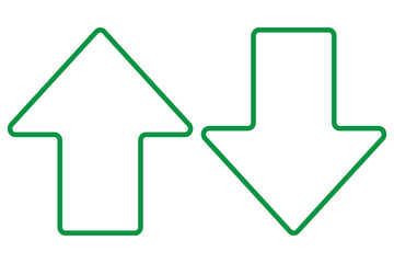 Wall Mural - black arrow icon. arrow icon isolated. vector illustrator.