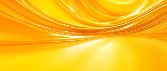 Wall Mural - vibrant abstract yellow background with smooth gradient texture – perfect for product display, creat