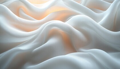 Aufkleber - Soft Focus Abstract Background Illuminated Fabric Minimalism Ethereal Atmosphere