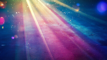 Wall Mural - a vibrant galaxy displays a mix of colors, stars, and nebulae, creating a breathtaking cosmic specta