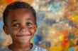 © Anjali - Portrait of a cute little African American boy smiling