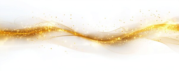Wall Mural - luxurious gold abstract line art background, suitable for wallpaper prints, wall art, and home decor