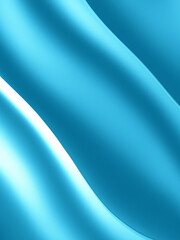 Wall Mural - aqua blue turquoise white abstract diagonal flowing waves pattern dynamic energy motion summer backg