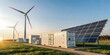 © Emongrapic - Combination of Wind and Solar Energy Solutions: Green Energy Innovation and Storage