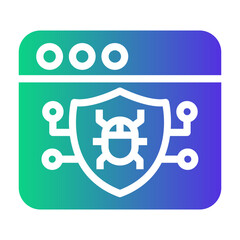 antivirus Gradient icon