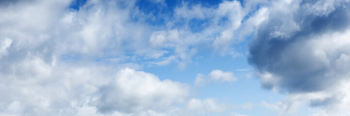 Wall Mural - cloudy blue sky on a daytime. natural panoramic background