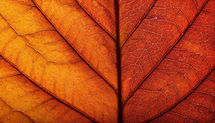 orange and yellow leaf background. сlose up of leaf texture