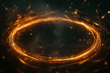 Wall Mural - abstract data background containing glowing wires
