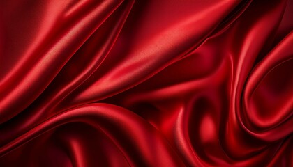 red satin background