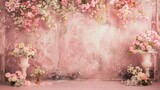 wedding flower decoration, flower backdrop background, rose wall, white rose, colorful background, fresh rose