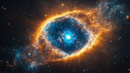 cloud nebula of a colorful cosmic galaxy. starry night sky. astronomy and universe science. backgrou