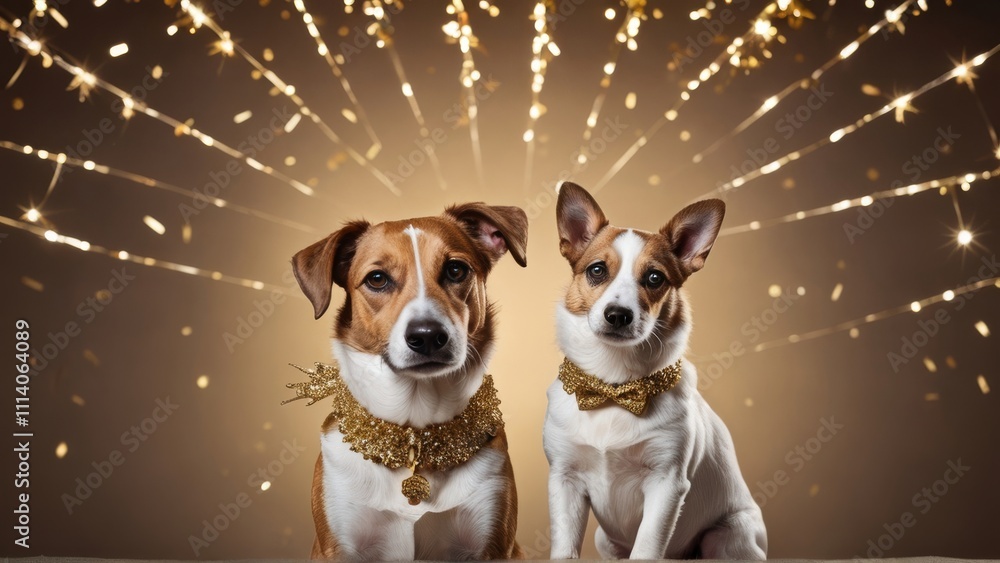 This festive image captures the spirit of the season with a portrait of ...
