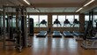 © NUMBER BLACK - Modern Gym Interior