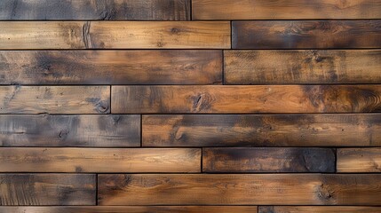 Wall Mural - Wooden floor deck backgrounds hardwood flooring.
