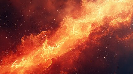 Wall Mural - bitcoin crypto currency crisis burning blazing flames concept, horizontal banner with copy space. ge