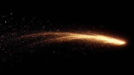 Wall Mural - strobe firework night black background.