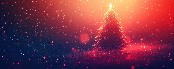 Wall Mural - futuristisches weihnachts-symbol vektorgrafik bunt als gruãÿkarten motiv design