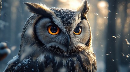 owl animal creativity nature.