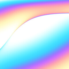 Fototapete - A stunning and vibrant gradient abstract background featuring smooth and flowing curves for artistic designs