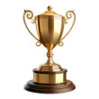 © Creative Store - Gold trophy cup isolated png cut out transparent white background new best download award achievement winner sports champion winning prize victory succeed contest medal object