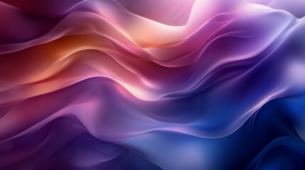 Sticker - Colorful, flowing background with a purple and blue hue. The background is a mix of purple and blue colors