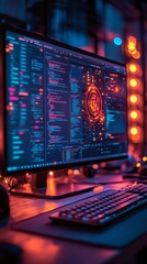 Innovative software engineering: dynamic programming and application development visualized on a modern computer monitor