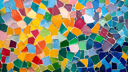 Wall Mural - colorful polygonal mosaic background, geometric, vibrant, abstract, pattern, shapes, colorful, textu
