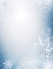 Wall Mural - christmas - abstract blue christmas decoration background - Generative AI