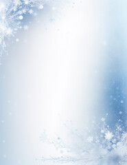 Wall Mural - blue christmas background - abstract blue christmas decoration background - Generative AI