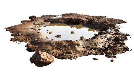 Fototapete - mud puddle png
