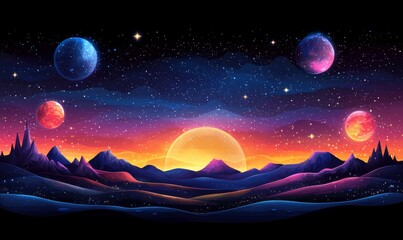 Wall Mural - This design presents a solar eclipse isolated on a transparent backdrop, with smoke clouds and shimmering particles, highlighting a mysterious space phenomenon.