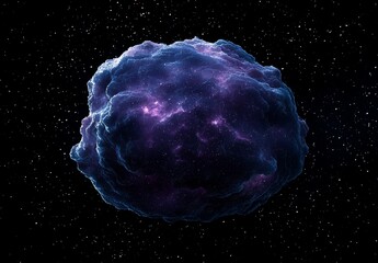 Wall Mural - the background of the image portrays an unending outer space with numerous nebulae and galaxies.
