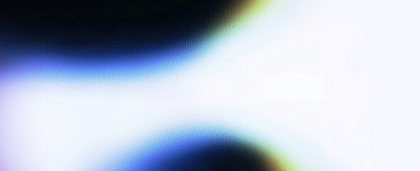 Poster - An abstract gradient backdrop with a light, grainy texture in pink, blue, and yellow, designed as a wide banner header with a retro summer feel.