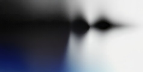 Fototapete - A lively and colorful gradient background with orange, white, blue, and teal, enhanced by a blurred effect and grainy texture, designed for posters, banners, or landing pages.