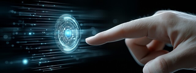 Leinwandbilder - A doctor's hand holding a stethoscope works with medical treatment icons on a virtual computer screen.