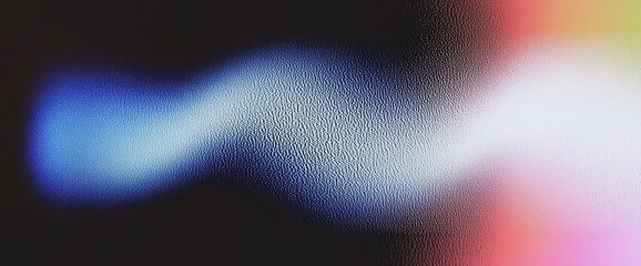Aufkleber - A web banner header poster design with a grainy texture effect, showcasing an abstract gradient background in pink, magenta, blue, and purple colors.