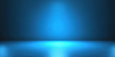 Wall Mural - a basic generic blue background with subtle gradients, ideal for standard layouts and templates.
